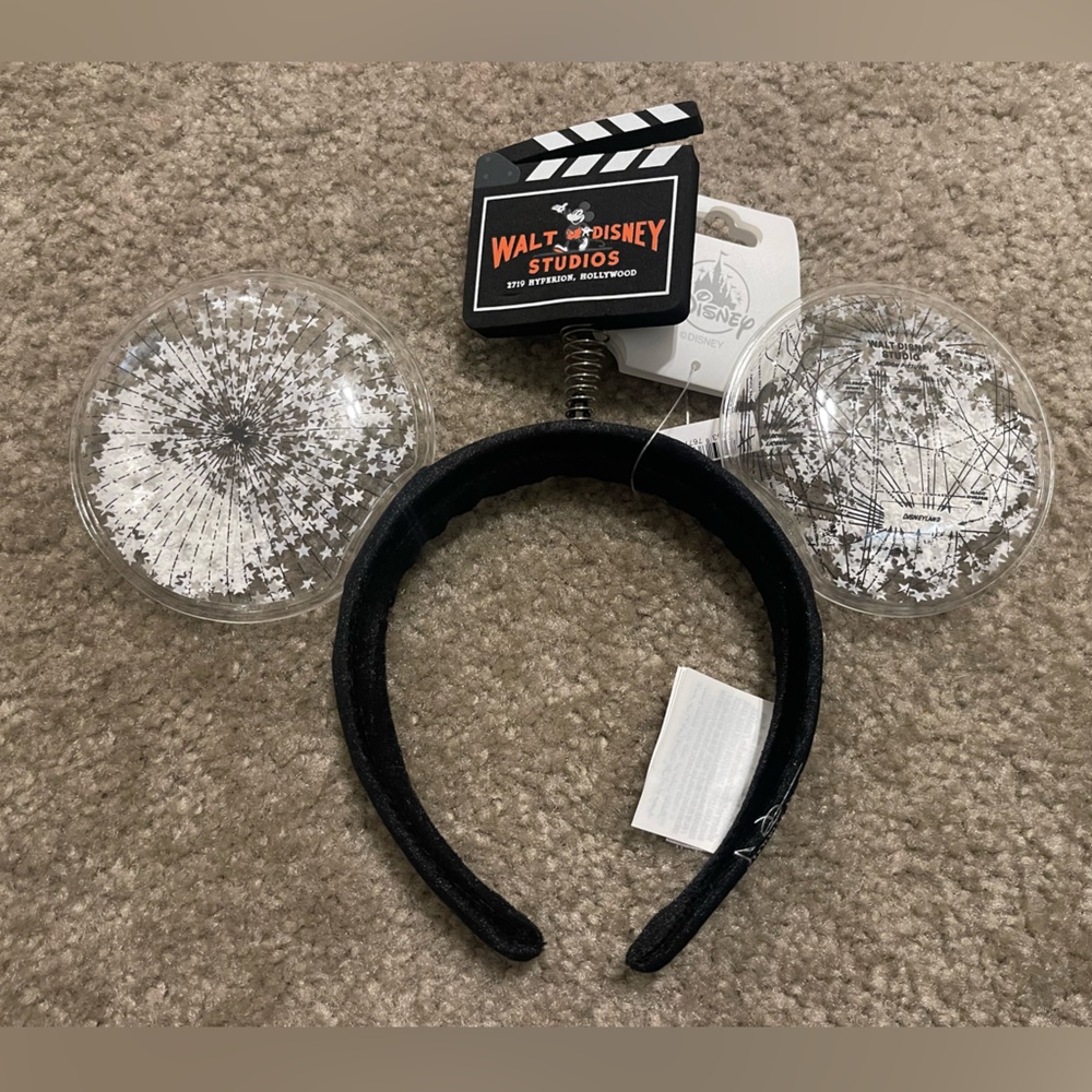 NWT Disney Parks 2023 Disney 100 Years Walt Disney Studios Mickey Ears Headband